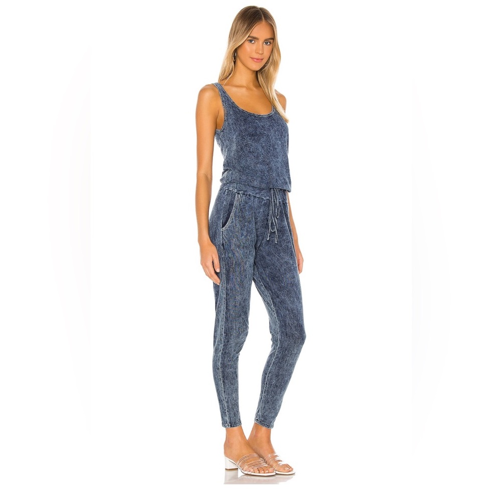 Michael Lauren x Revolve Cotton Denim Look Jumpsuit